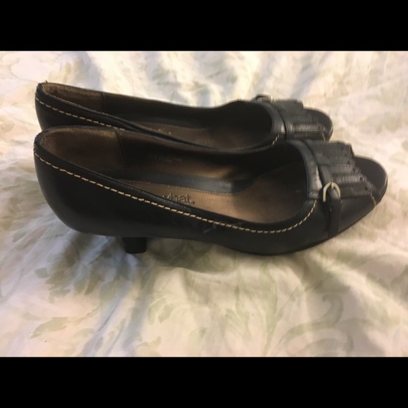 VGUC What’s What Aerosoles sz 9.5 open toe heel - Picture 4 of 6